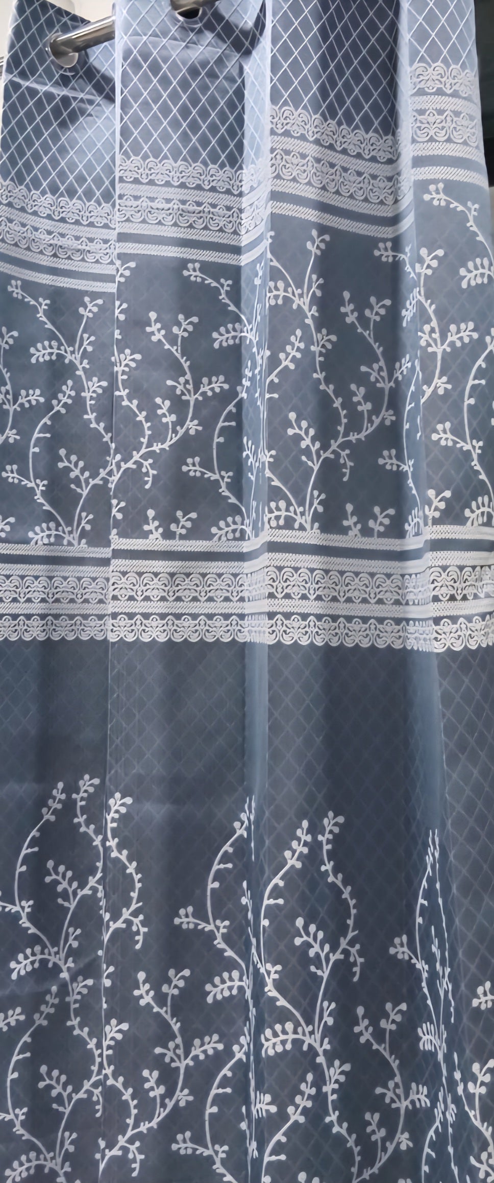 High Quality Cotton Plus Embossed Curtains Buy 1 Get 1