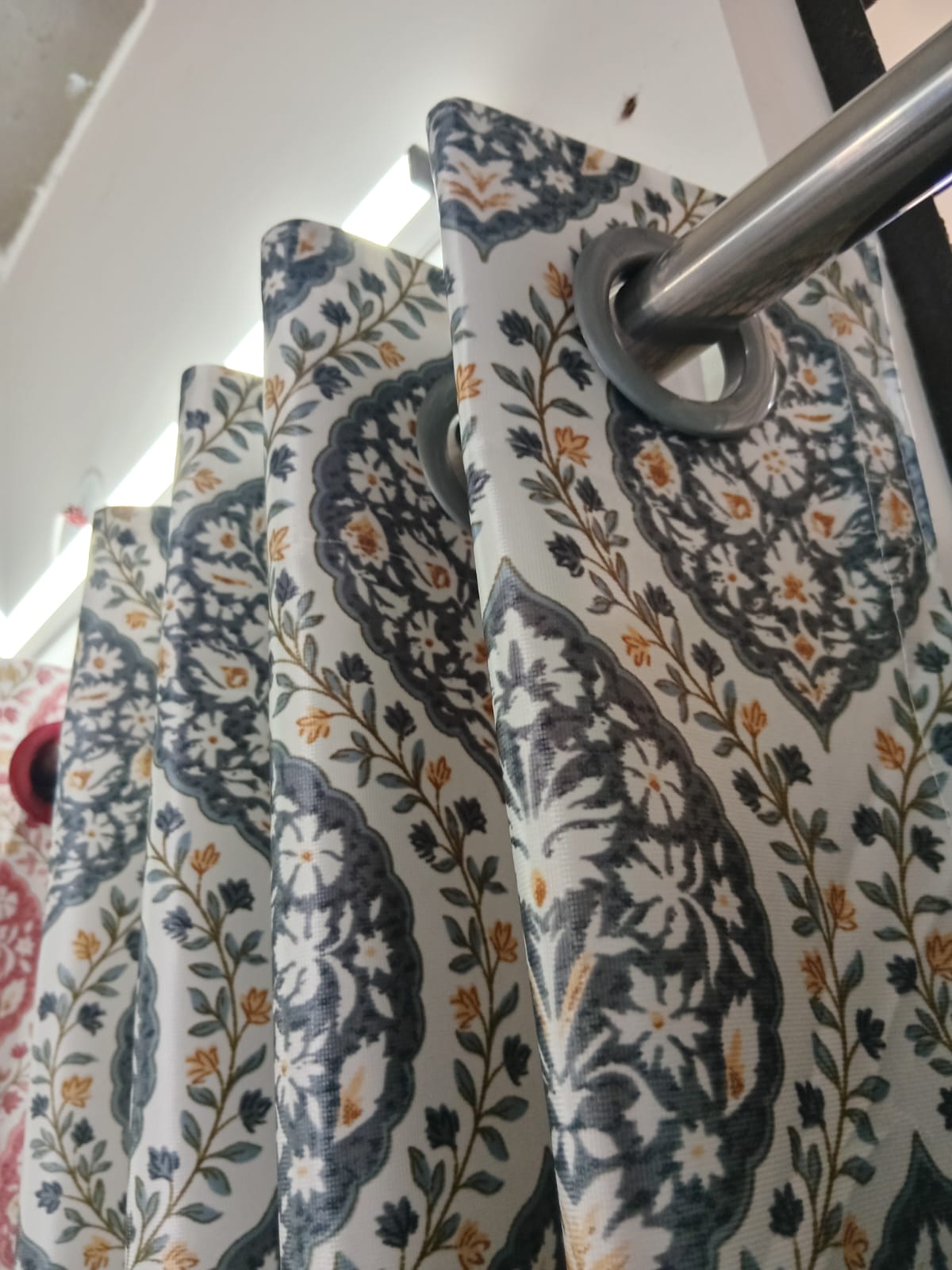 Royal Ruby Jacobean Curtains Buy 1 Get 1